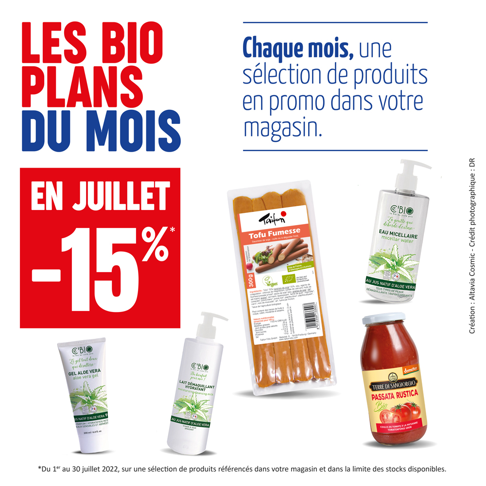 Les bio plans du mois de Juillet Les bio plans du mois de Juillet