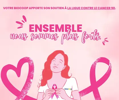 Biocoop Le Grenier Vert soutient Octobre Rose