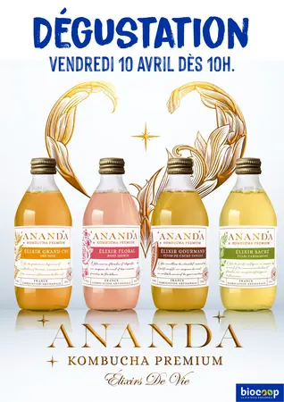 Partez à la découverte des élixirs kombucha Ananda !