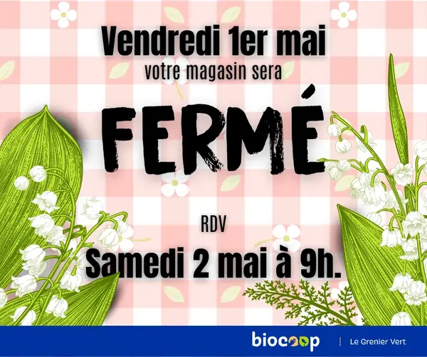 Quand c'est férié, c'est fermé !