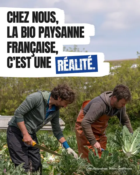 Biocoop soutient la Bio française Biocoop soutient la Bio française