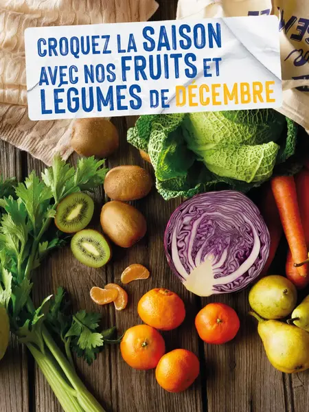 Découvrez notre calendrier de saisonnalité de Décembre 2025 !